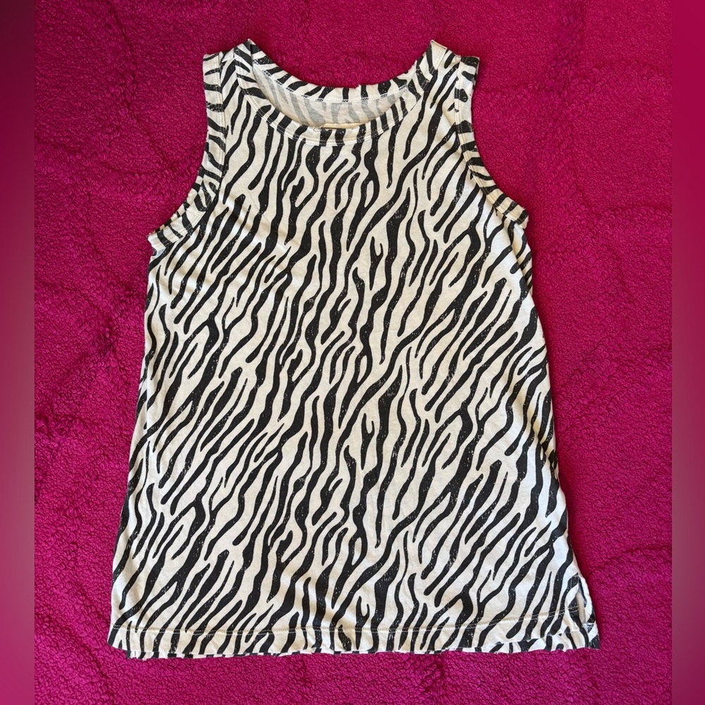 Current/Elliott Zebra Print Top